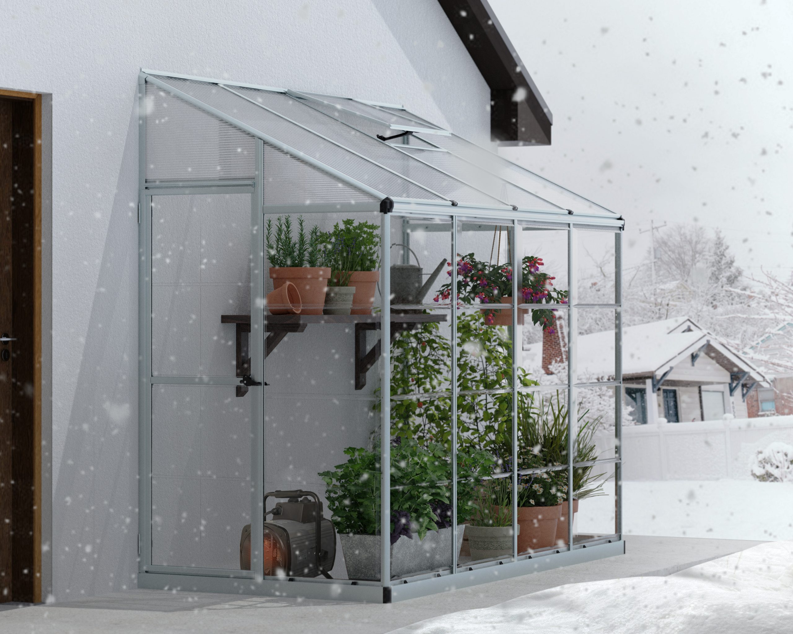 Palram-Canopia_Greenhouses_Lean_To_Grow_House_8x4_1,2x2,4_Silver_Clear_Main_1